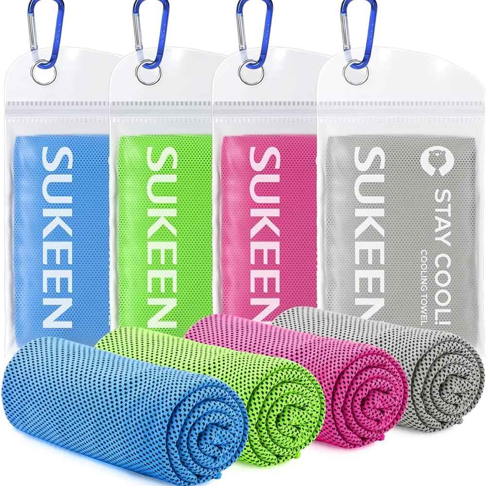 Sukeen Cooling Towels Set with Carabiners
